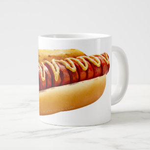SlipperyJoe's Sommer-BBQ-Vibe-Hotdog in weichem Br Jumbo-Tasse