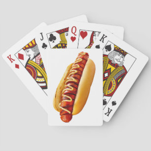 SlipperyJoe's Sommer-BBQ-Vibe-Hotdog in weichem Br Spielkarten