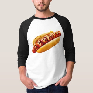 SlipperyJoe's Sommer-BBQ-Vibe-Hotdog in weichem Br T-Shirt