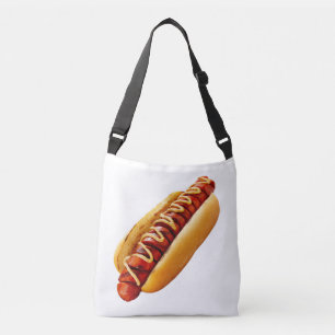 SlipperyJoe's Sommer-BBQ-Vibe-Hotdog in weichem Br Tragetaschen Mit Langen Trägern