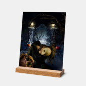 SlipperyJoe's spukhafte Halloween-beängstigende Wä Acrylschild (Winkel)