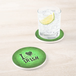SlipperyJoe's St. Patrick's Day Feiertag irische P Getränkeuntersetzer