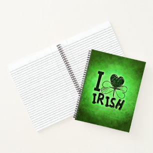 SlipperyJoe's St. Patrick's Day Feiertag irische P Notizblock