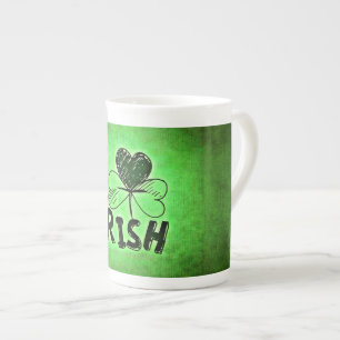SlipperyJoe's St. Patrick's Day Feiertag irische P Porzellantasse