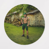 SlipperyJoe's St. Patrick's Day festliche Leprecha Etiketten (Design 2)