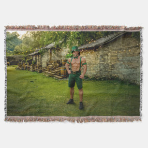 SlipperyJoe's St. Patrick's Day festlicher Leprech Decke