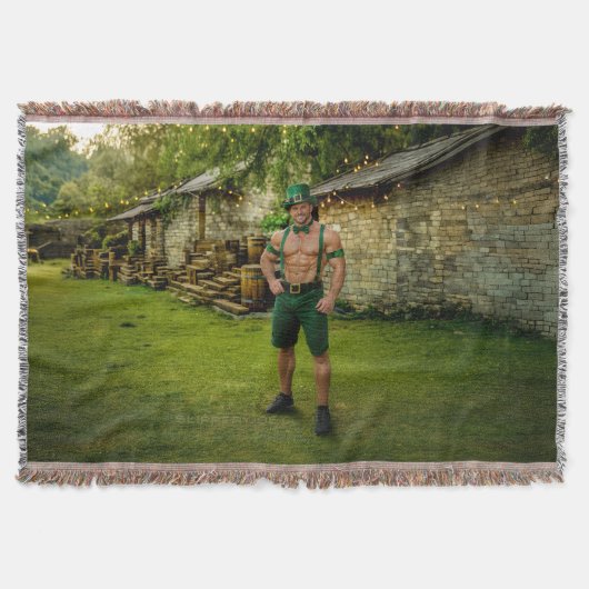 SlipperyJoe's St. Patrick's Day festlicher Leprech Decke (Vorderseite)