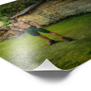 SlipperyJoe's St. Patrick's Day festlicher Leprech Fotodruck