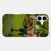 SlipperyJoe's St. Patrick's Day festlicher Leprech iPhone Hülle (Rückseite (Horizontal))