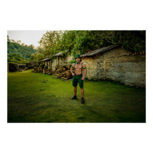 SlipperyJoe's St. Patrick's Day festlicher Leprech Poster
