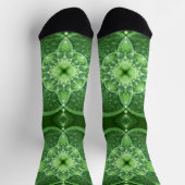 SlipperyJoe's St. Patrick's Day Fraktal Vortex hol Socken (Oben)