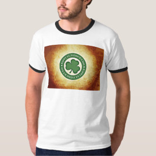 SlipperyJoe's St. Patrick's Day glänzendes dreiblä T-Shirt