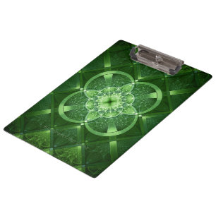 SlipperyJoe's St. Patrick's Day leuchtendes vier B Klemmbrett