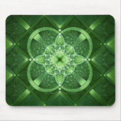 SlipperyJoes St. Patrick's Day leuchtendes vier Bl Mousepad (Vorne)