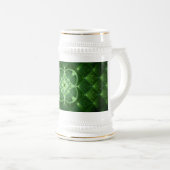 SlipperyJoe's St. Patrick's Day leuchtendes vierbl Bierglas (VorderseiteRechts)