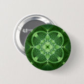SlipperyJoe's St. Patrick's Day leuchtendes vierbl Button (Vorne & Hinten)