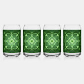 SlipperyJoe's St. Patrick's Day leuchtendes vierbl Dosenglas (Hinten)