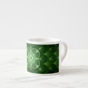 SlipperyJoe's St. Patrick's Day leuchtendes vierbl Espressotasse