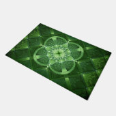 SlipperyJoe's St. Patrick's Day leuchtendes vierbl Fußmatte (Schrägansicht)