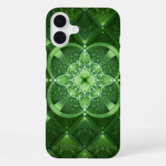 SlipperyJoe's St. Patrick's Day leuchtendes vierbl iPhone Hülle (Rückseite)