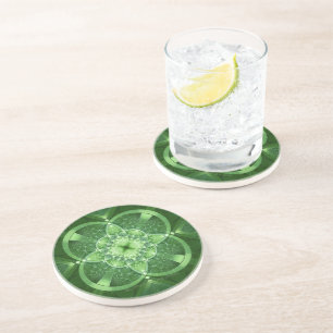 SlipperyJoes St. Patrick's Day leuchtendes Vierbla Getränkeuntersetzer