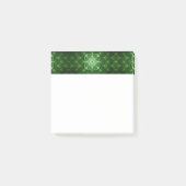 SlipperyJoes St. Patrick's Day leuchtendes Vierbla Post-it Klebezettel (Vorderseite)