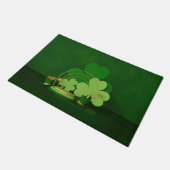 SlipperyJoe's St. Patrick's Day Thema Kobold Fußmatte (Schrägansicht)