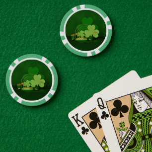 SlipperyJoe's St. Patrick's Day Thema Kobold Pokerchips