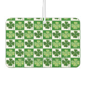 SlipperyJoe's St. Patrick's Day Vierblattklee Autolufterfrischer (Vorderseite)