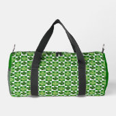 SlipperyJoe's St. Patrick's Day Vierblattklee Duffle Bag (Rückseite)