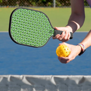 SlipperyJoe's St. Patrick's Day Vierblattklee Pickleball Schläger