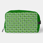 SlipperyJoe's St. Patrick's Day Vierblattklee Waschbeutel (Rückseite)