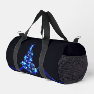 SlipperyJoe's stilisierter leuchtender Weihnachtsb Duffle Bag