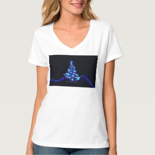 SlipperyJoe's stilisierter leuchtender Weihnachtsb T-Shirt