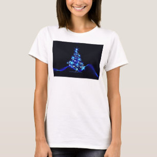 SlipperyJoe's stilisierter leuchtender Weihnachtsb T-Shirt