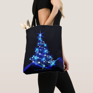 SlipperyJoe's stilisierter leuchtender Weihnachtsb Tasche