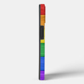 SlipperyJoe's Stolz Holzflagge horizontalen Regenb Case-Mate iPhone Hülle (Rückseite / Rechts)