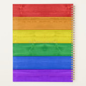 SlipperyJoe's Stolz Holzflagge horizontalen Regenb Planer (Rückseite)