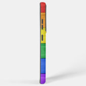 SlipperyJoe's Stolz Holzflagge horizontalen Regenb Samsung Galaxy Hülle (Rechte Seite)