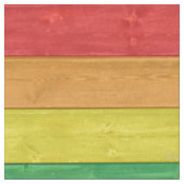 SlipperyJoe's Stolz Holzflagge horizontalen Regenb Stoff (Nahaufnahme)