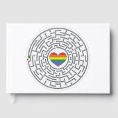 SlipperyJoe's Stolz-Labyrinth-Pfeil-Puzzle labyri Gästebuch (Vorderseite)