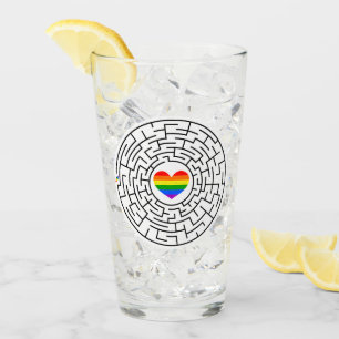 SlipperyJoe's Stolz-Labyrinth-Pfeil-Puzzle labyri Glas