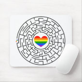 SlipperyJoe's Stolz-Labyrinth-Pfeil-Puzzle labyri Mousepad (Mit Mouse)