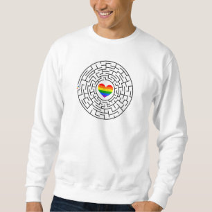 SlipperyJoe's Stolz-Labyrinth-Pfeil-Puzzle labyri Sweatshirt