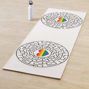 SlipperyJoe's Stolz-Labyrinth-Pfeil-Puzzle labyri Yogamatte