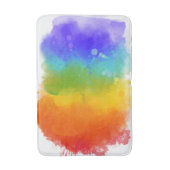 SlipperyJoe's Stolz Spritzer Regenbogenfarben Vibr Badematte (Vorderseite Vertikal)