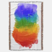 SlipperyJoe's Stolz Spritzer Regenbogenfarben Vibr Decke (Vorderseite Vertikal)