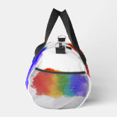 SlipperyJoe's Stolz Spritzer Regenbogenfarben Vibr Duffle Bag (Rechts)