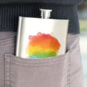 SlipperyJoe's Stolz Spritzer Regenbogenfarben Vibr Flachmann (Beispiel)