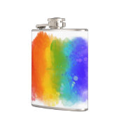 SlipperyJoe's Stolz Spritzer Regenbogenfarben Vibr Flachmann (Links)